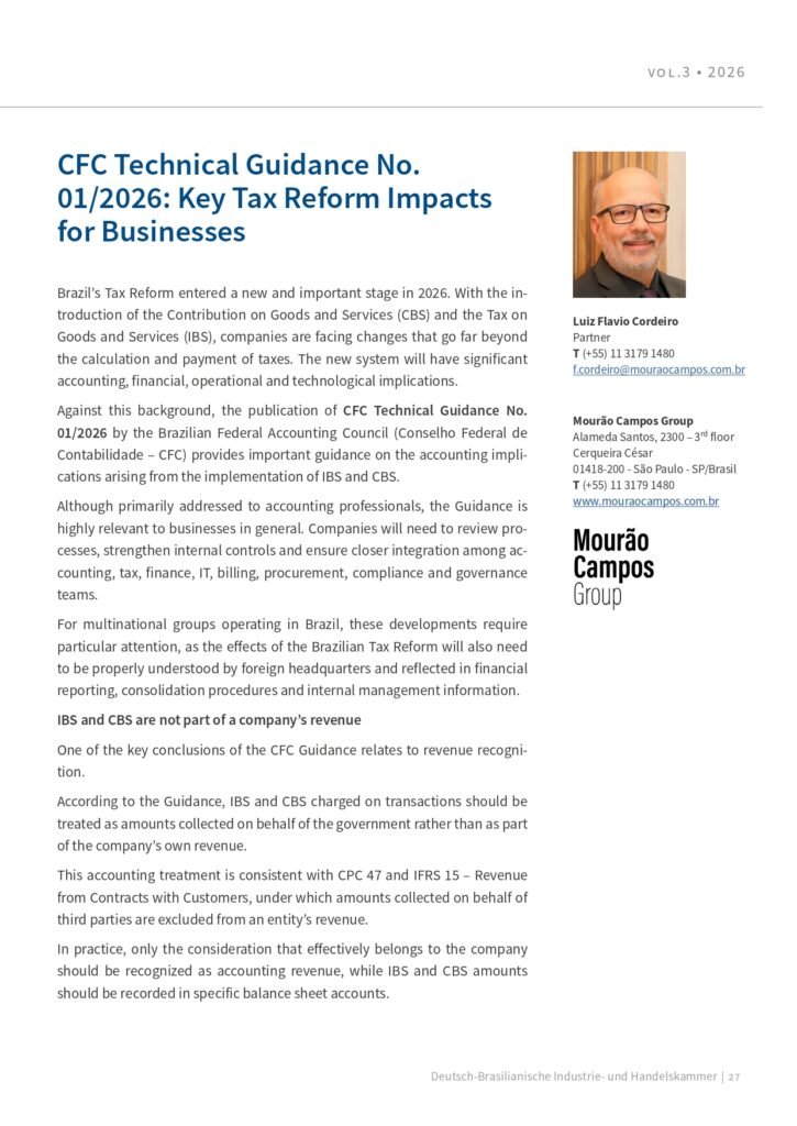 3ª edição de 2026 da newsletter Recht & Steuern in Brasilien 2 R S 2026 Volume 3 page 0027